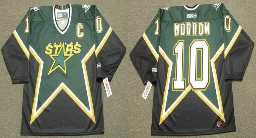 2019 Men Dallas Stars #10 Morrow Black CCM NHL jerseys